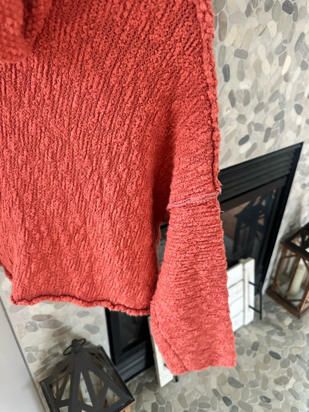 Free People Big Easy Cowl Neck Cropped Sweater View 3